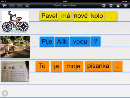 Seřazování slov do vět